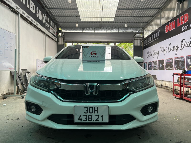 Độ đèn nâng cấp ánh sáng Nâng cấp bi G1 Ultra cho xe Honda City